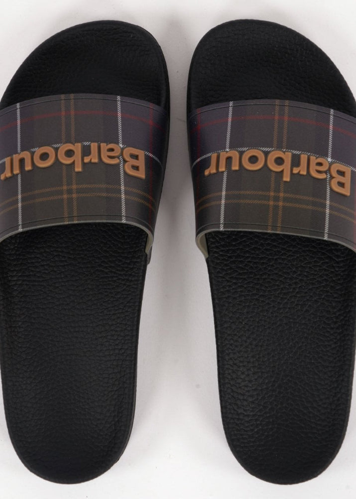 Barbour Classic Tartan Sliders