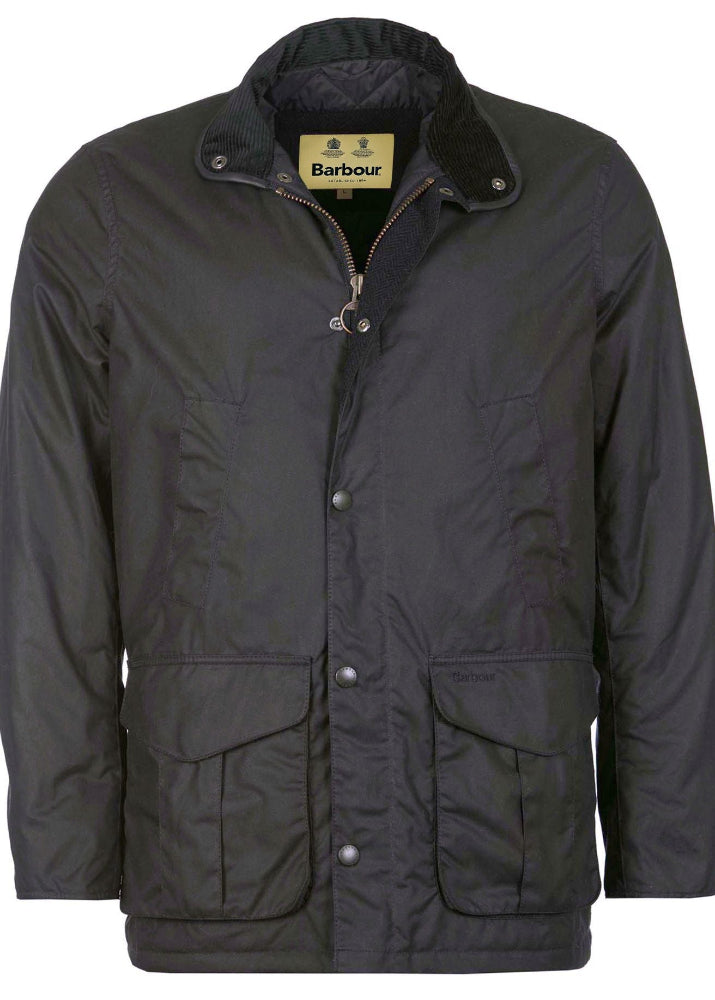 Barbour Hereford Wax Jacket Navy