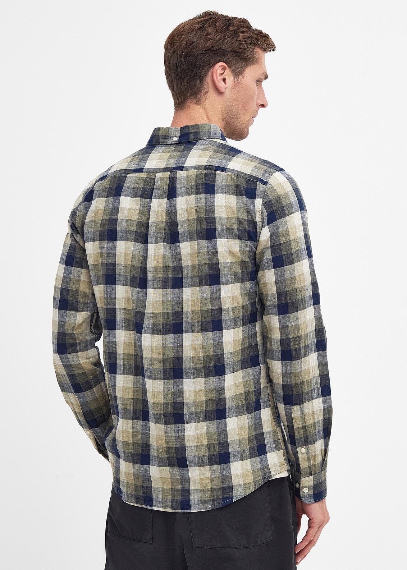 Barbour Hillroad Tailored Fit Shirt Olive