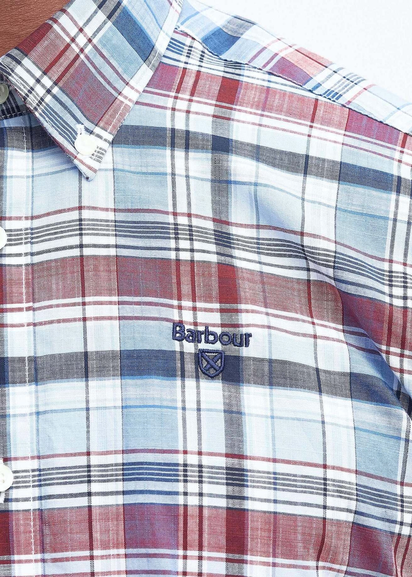 Barbour Hutton Tailored Shirt Red