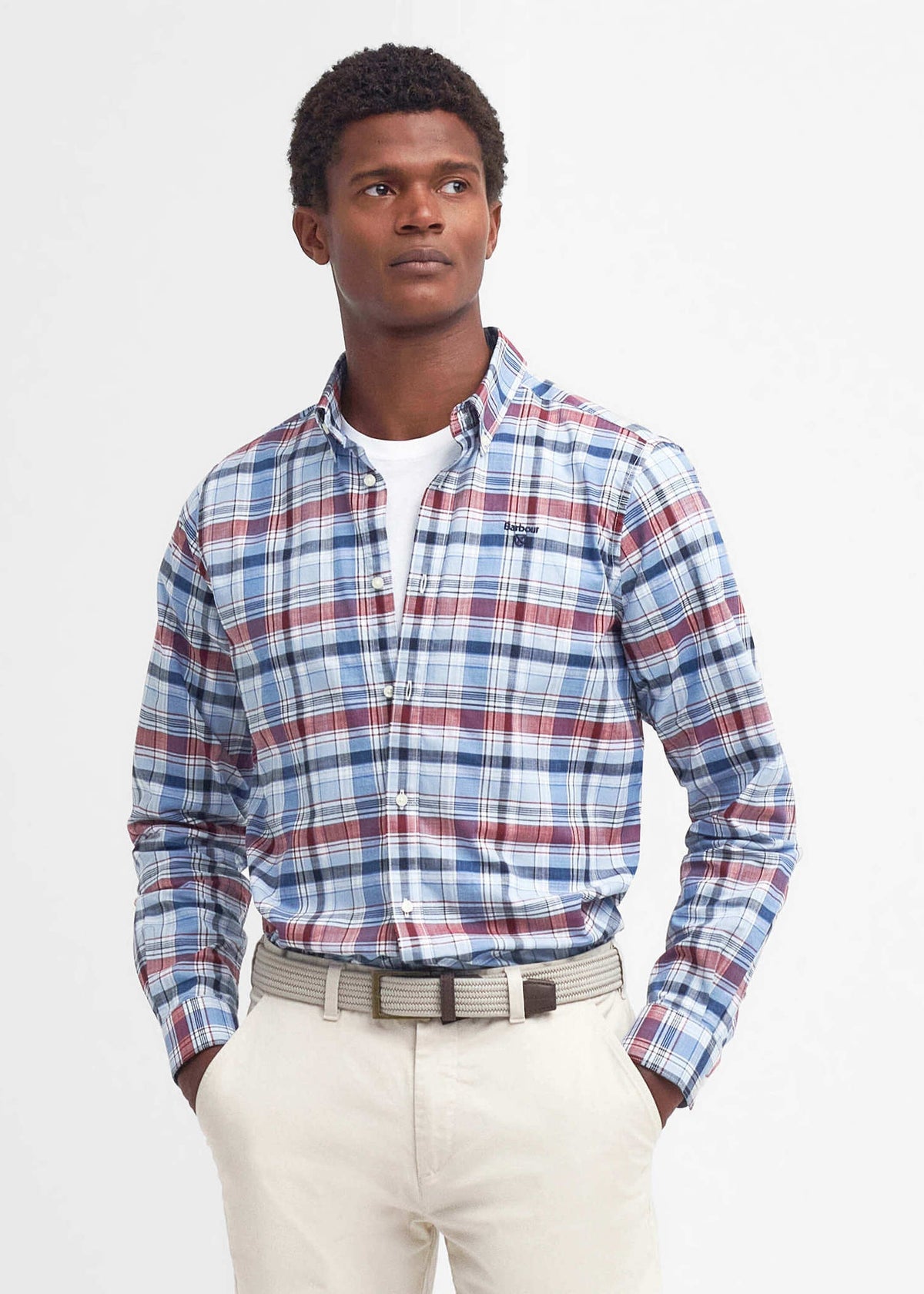 Barbour Hutton Tailored Shirt Red