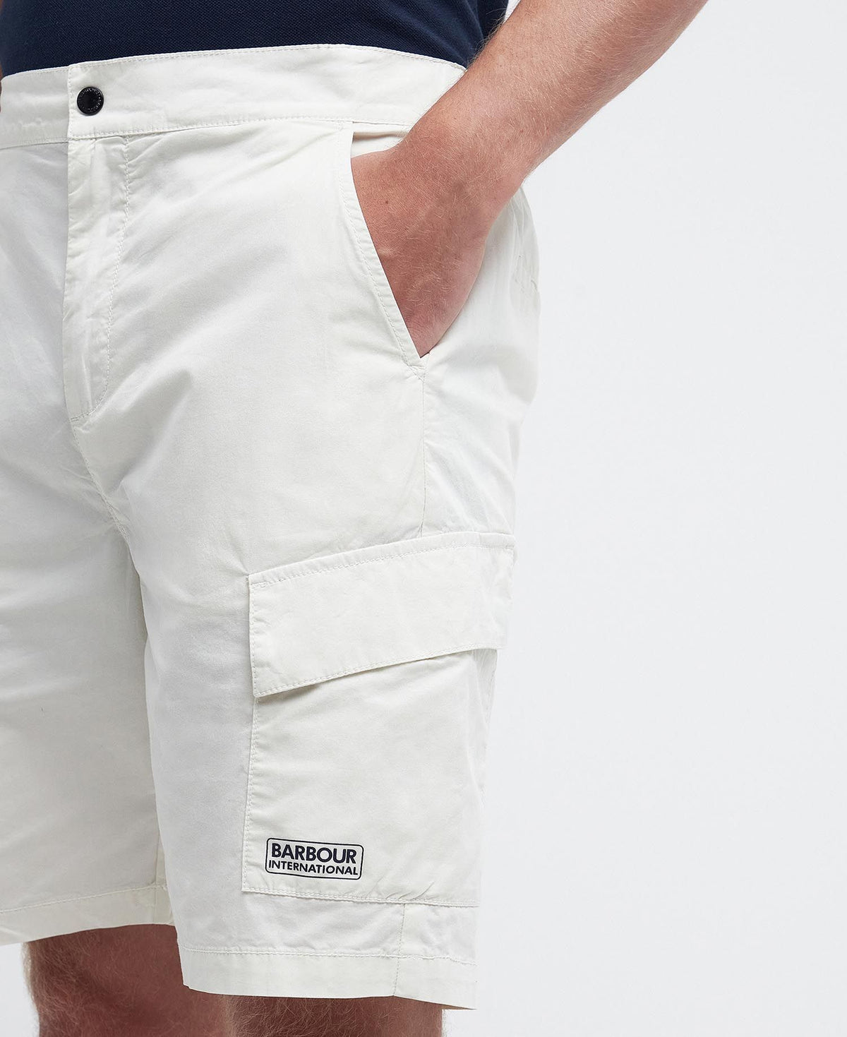 Barbour International Parson Shorts Dove Grey