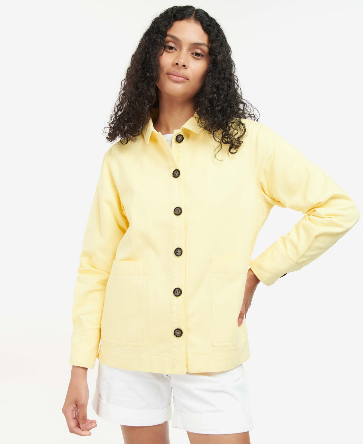 Barbour Leilani Overshirt Buttermilk