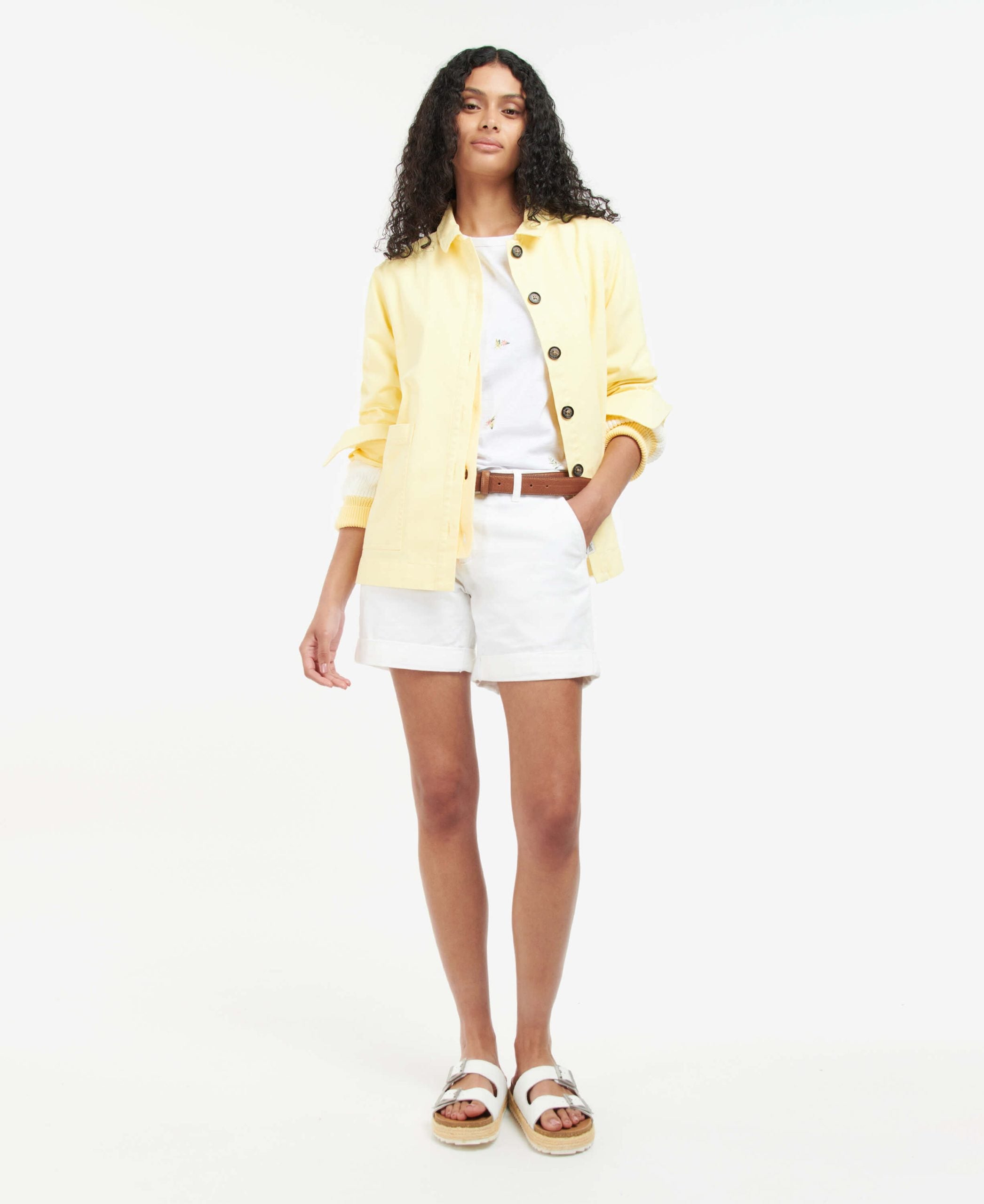 Barbour Leilani Overshirt Buttermilk