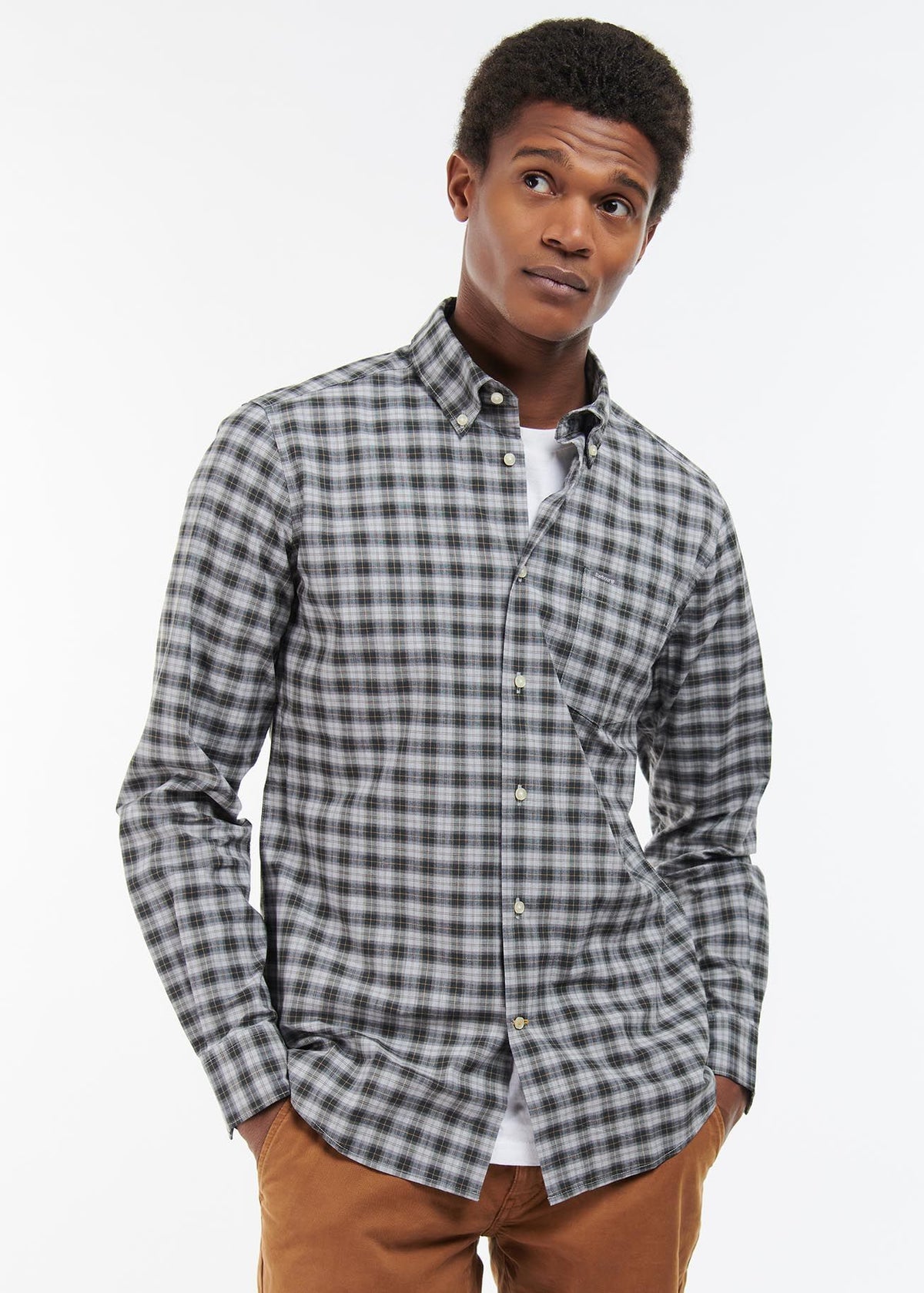 Barbour Lomond Tailored Greystone