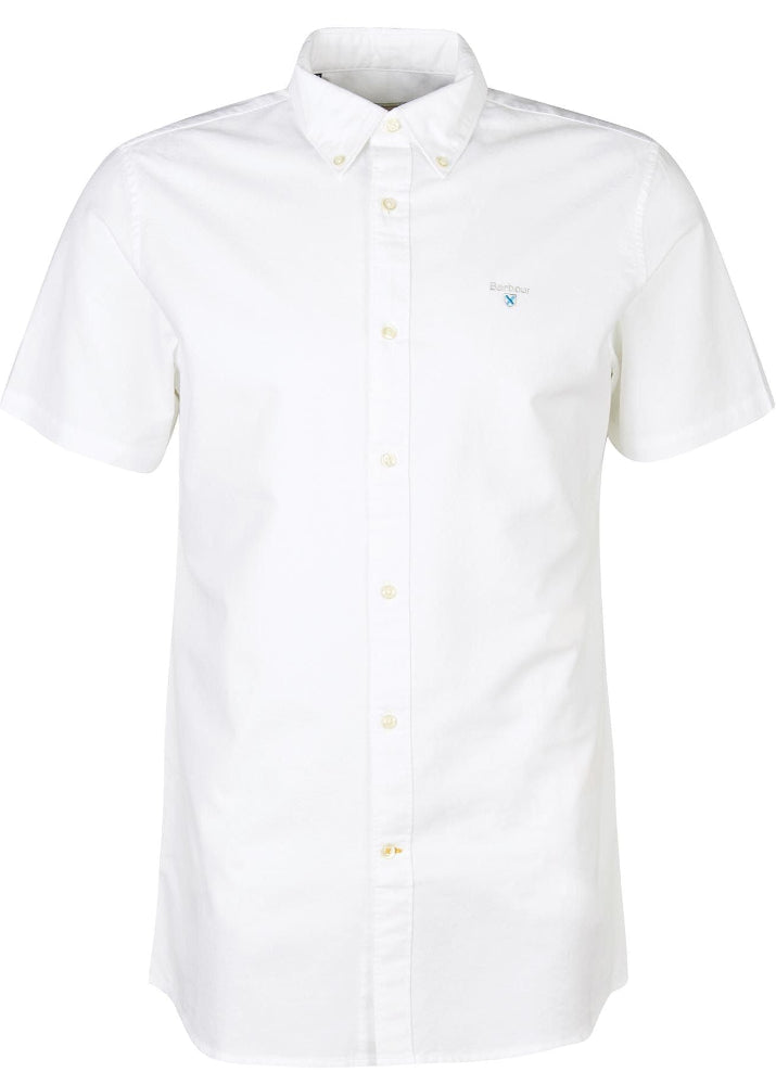 Barbour Oxford Tailored Shirt Short Sleeve White
