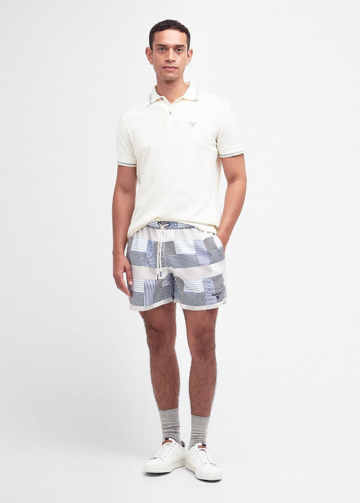 Barbour Patch Swim Shorts Sky