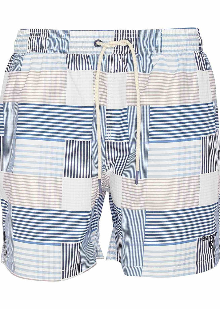 Barbour Patch Swim Shorts Sky