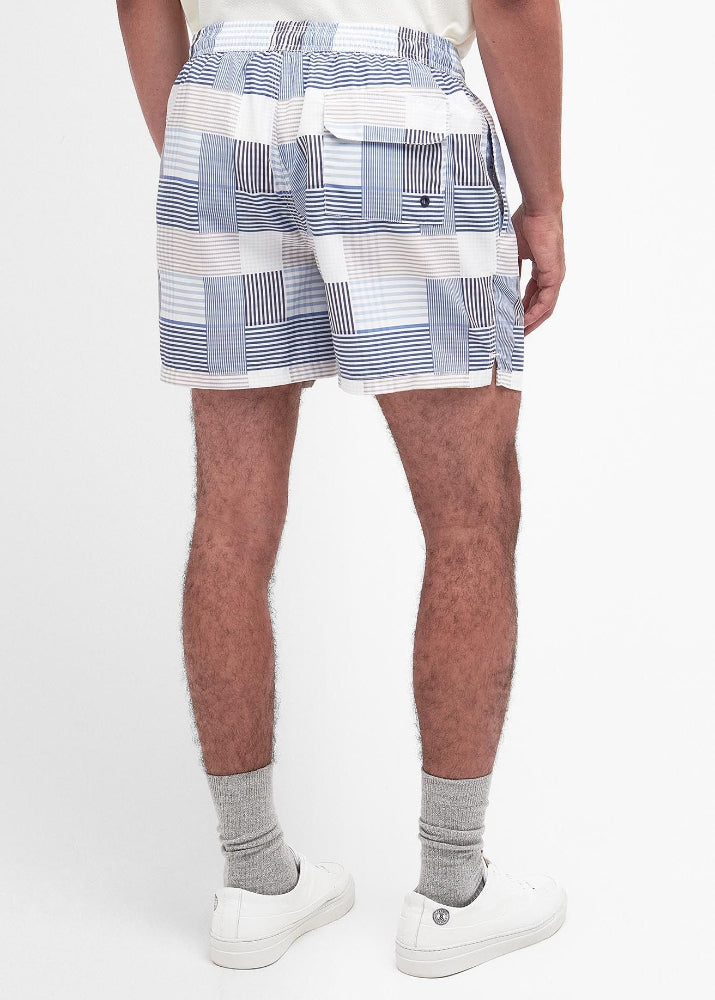 Barbour Patch Swim Shorts Sky