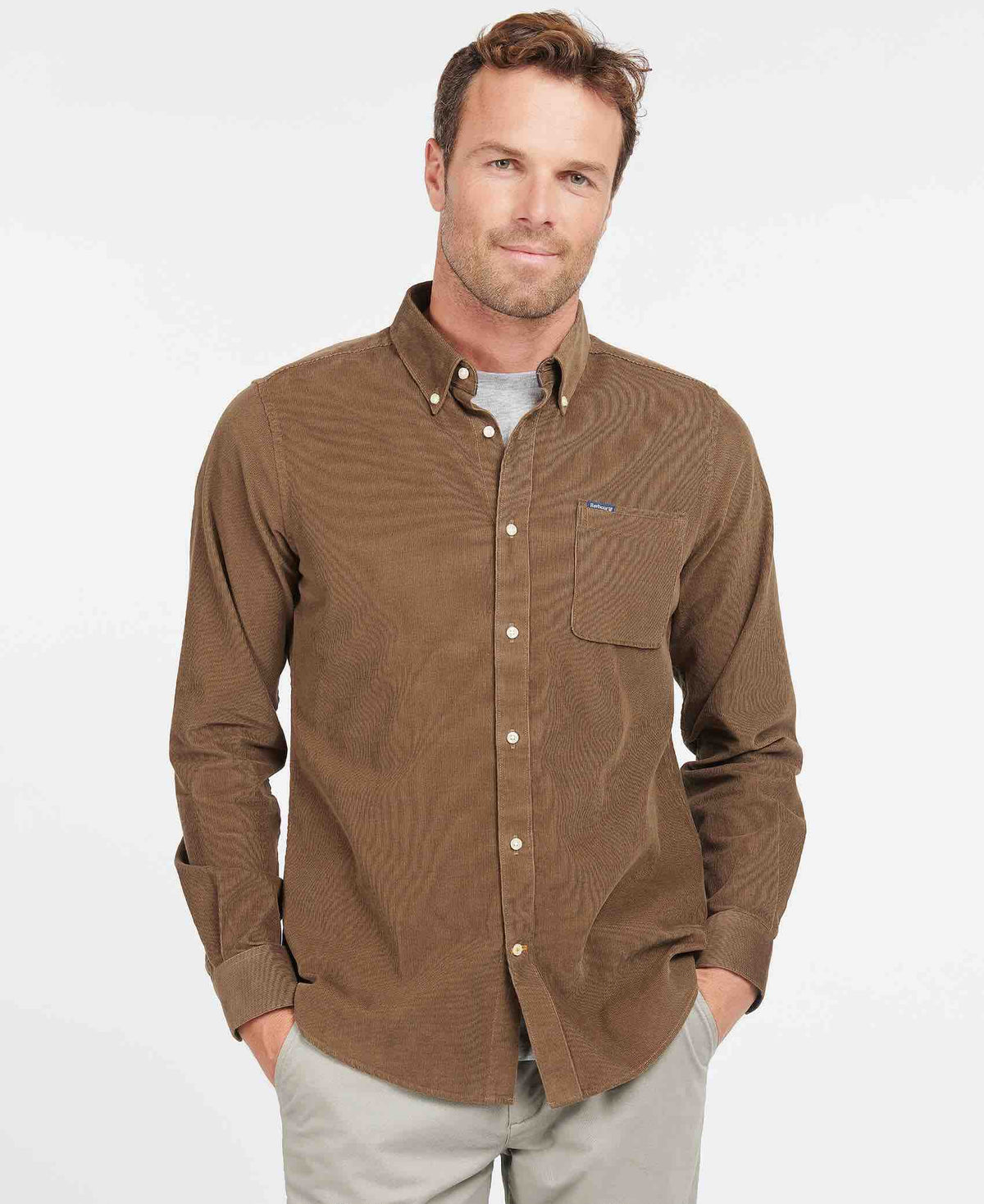 Barbour Ramsey Tailored Shirt Brown