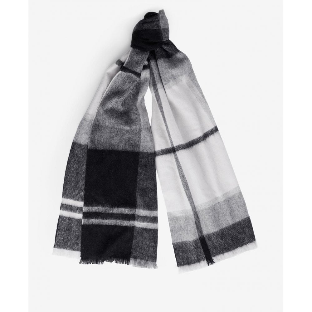 Barbour Rosefield Tartan Scarf Moondrome Tartan