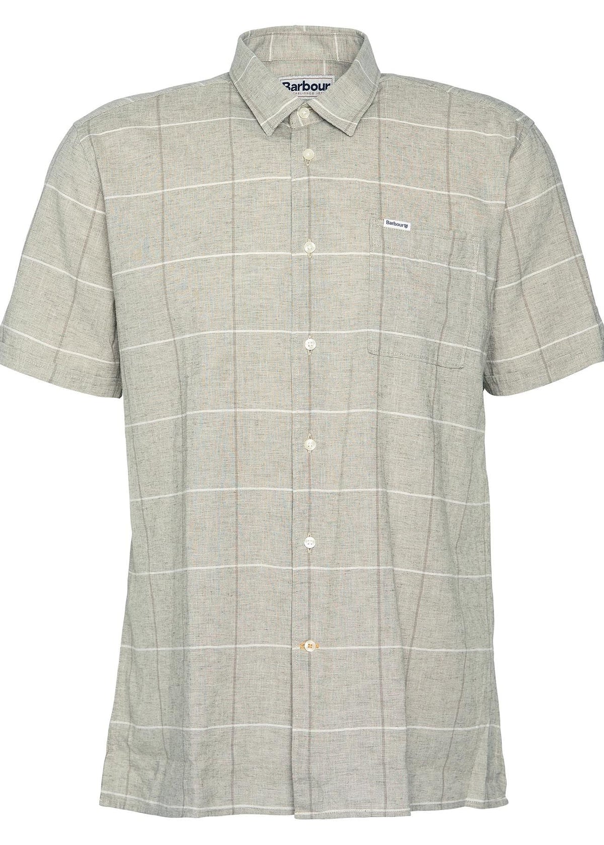 Barbour Swaledale Short Sleeve Regular Shirt Olive