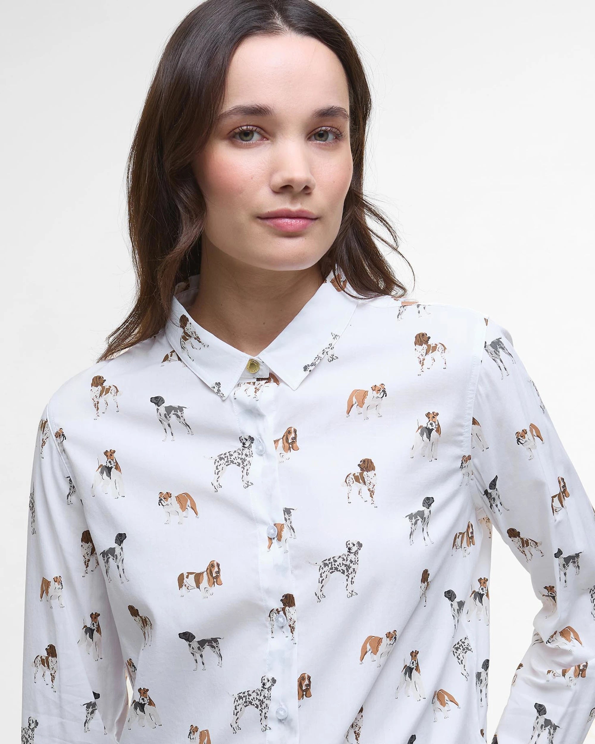 Barbour Safari Shirt Dog Print