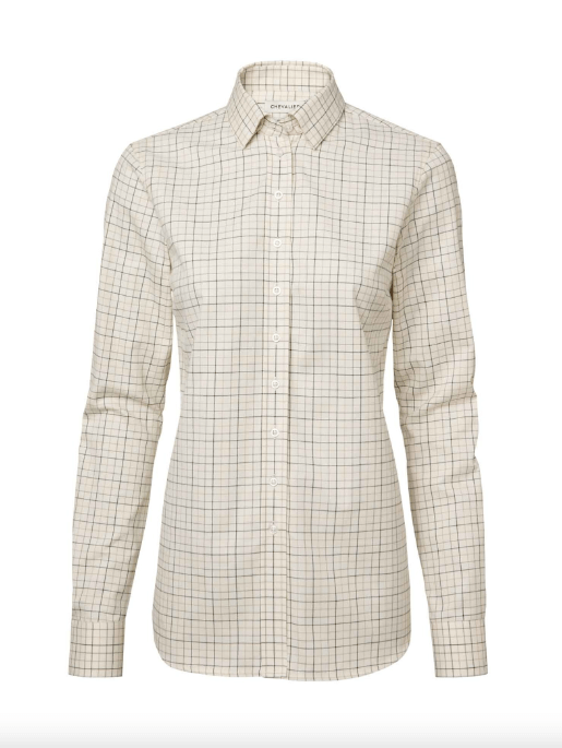 Chevalier Chorley Women's Shooting Fit Shirt Rifle Green Tattersall