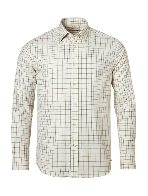 Chevalier Luton Shooting Fit Shirt Hunter Green Tattersall