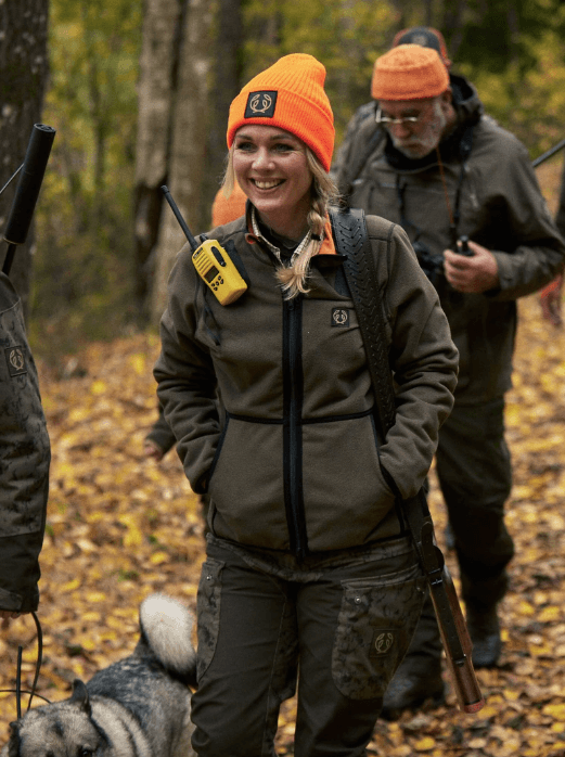 Chevalier Mist Windblocker Reversible Women's Jacket High Vis Orange Deer