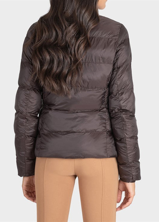 Equiline Elanne Puffer Jacket Liquorice