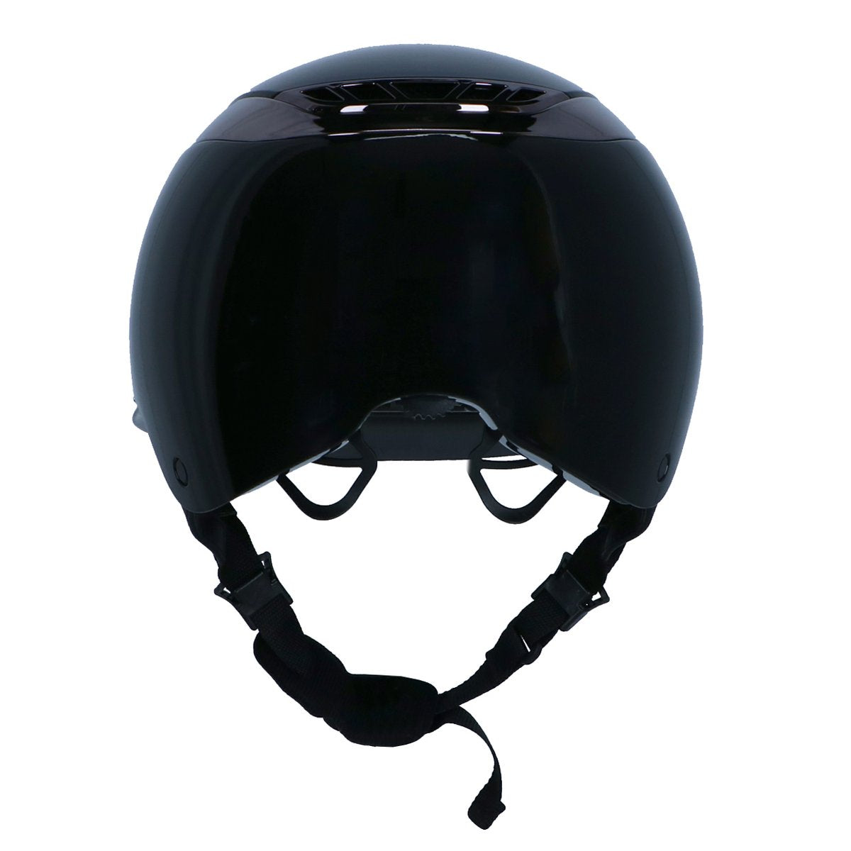 Pikeur ABUS Airluxe Chrome Long Vizor Shiny Black