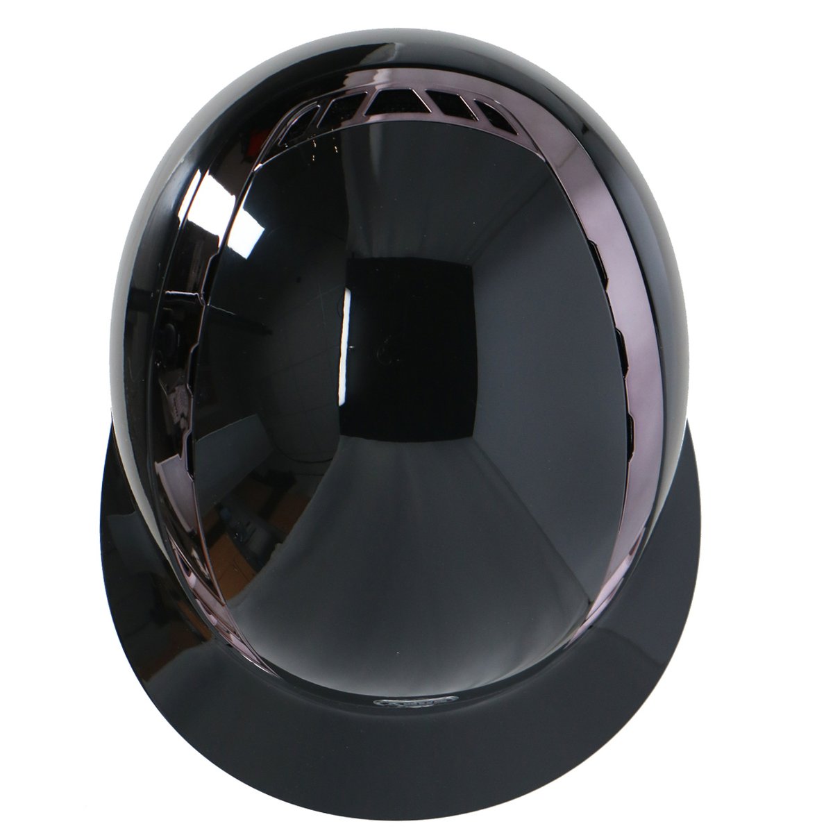 Pikeur ABUS Airluxe Chrome Long Vizor Shiny Black