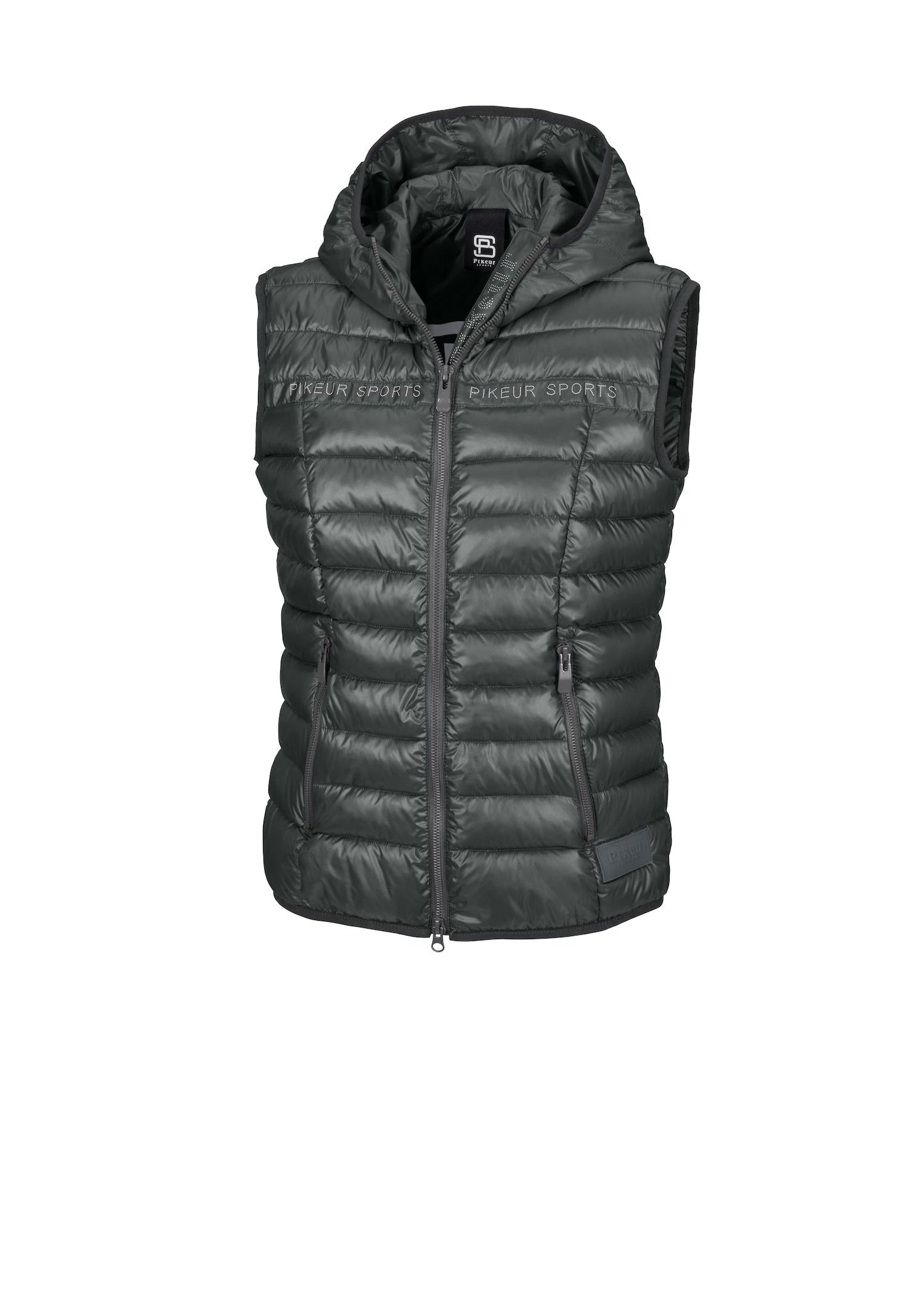 Pikeur Sports Quilted Waistcoat Dark Olive